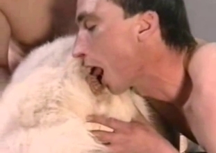 Bestiality orgy is the theme of this incredible video