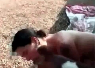 Gentle oral fuck with a beast