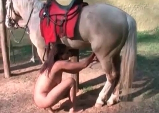 Sexy model is jerking a stallion's boner